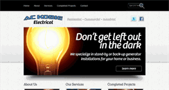 Desktop Screenshot of ackobieelectrical.com